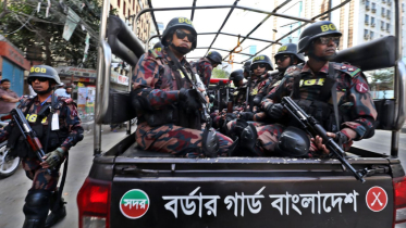 রাজধানীবাসীর জানমালের নিরাপত্তায় মাঠে নেমেছে বিজিবি